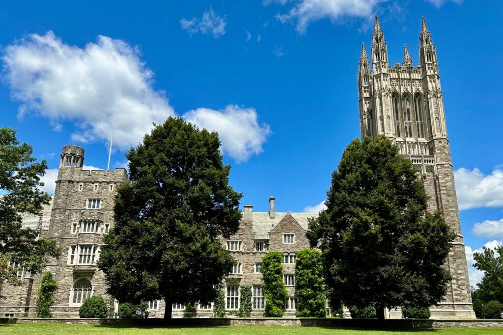 Princeton University Graduate College NJ looking north