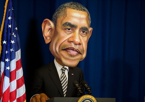 obama cartoon
