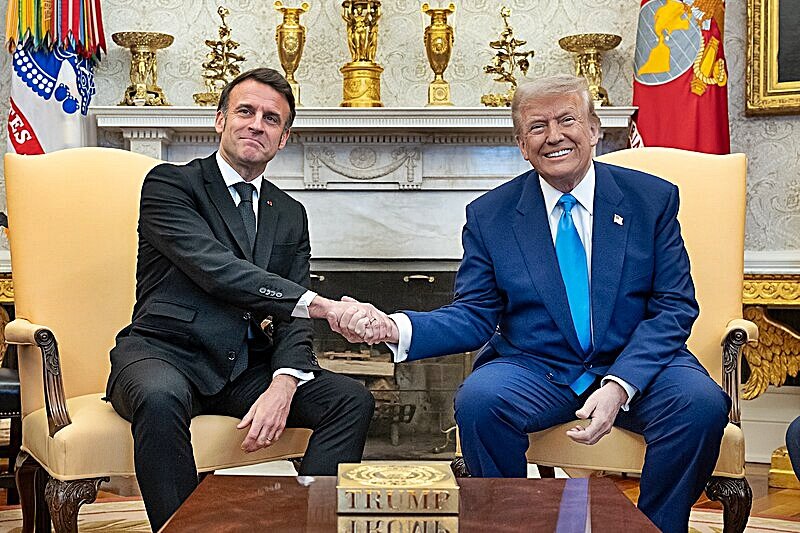 President Donald J. Trump holds a bilateral meeting with French President Emmanuel Macron 54350966064
