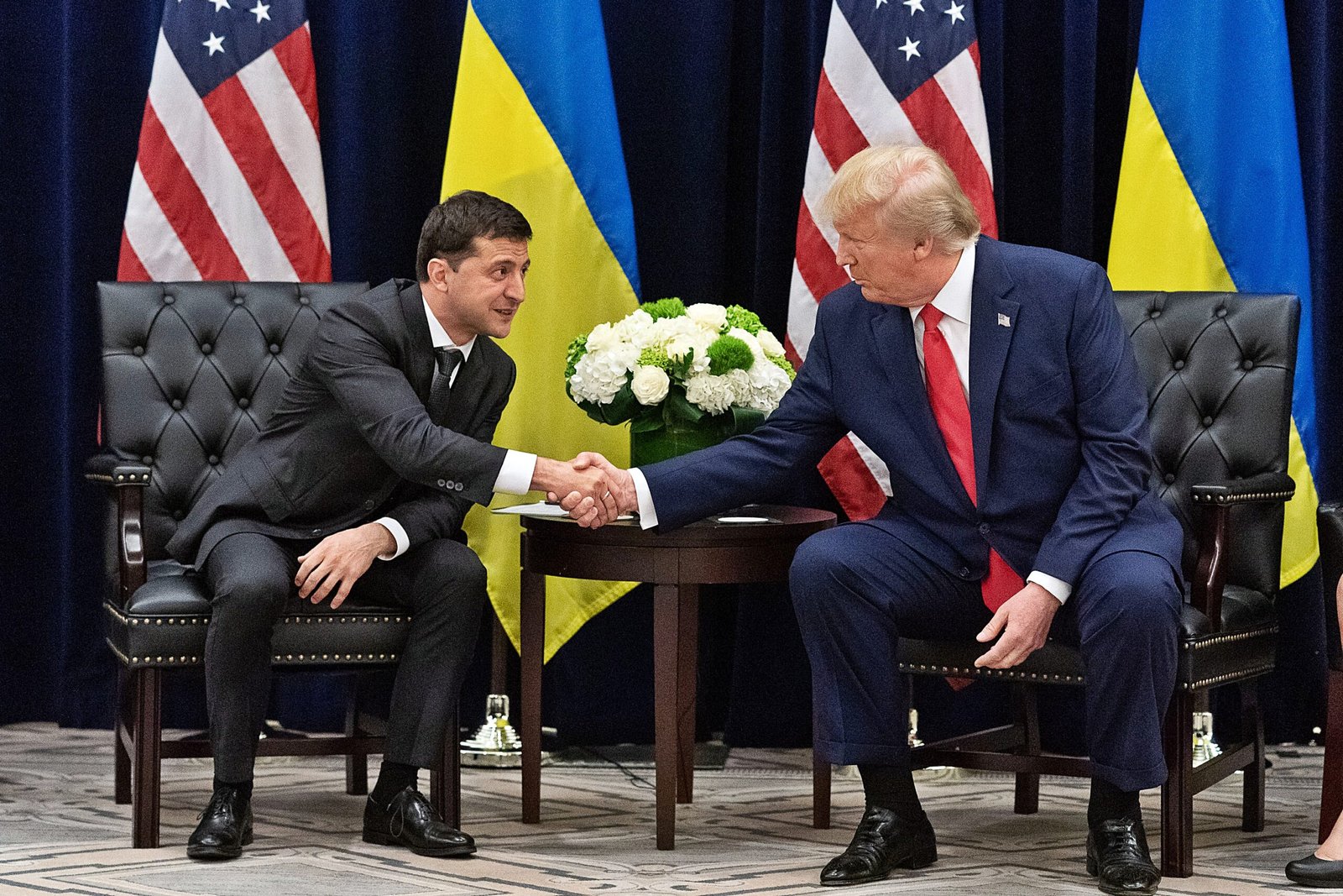 Volodymyr Zelensky and Donald Trump 2019 09 25 01 scaled